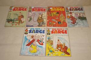 lot 27 image: Sad Sack and the Sarge Comics