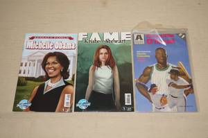 lot 107 image: Non-Fiction Comics - Michelle Obama, Shaq