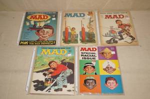 lot 126 image: Vintage MAD Magazines