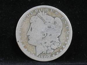 lot 14 image: 1900-O Morgan Silver Dollar