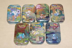 lot 45 image: 7 Pokemon Metal Cases