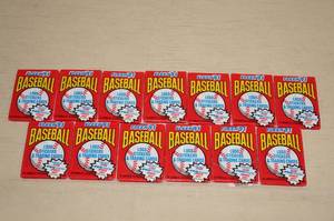 lot 77 image: NEW Packs of 91 Fleer Baseball Cards
