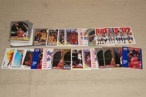 lot 88 image: Basketball Cards - Jordan, Magic, Shaq
