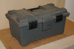 lot 127 image: Plastic Plano Box with Tools
