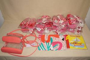 lot 150 image: NEW Girls Slides, Bags
