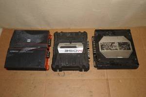 lot 178 image: 3 Car Audio Amplifiers - Kenwood