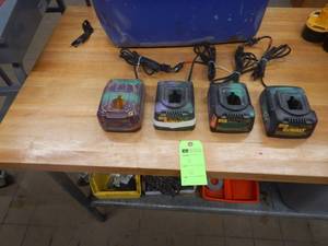 Dewalt 18v Chargers - Qty (4)