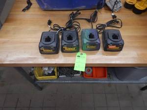 Dewalt 18v Chargers - Qty (4)