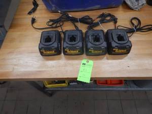 Dewalt 18v Chargers - Qty (4)