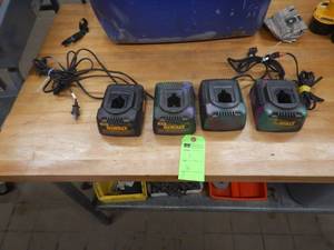 Dewalt 18v Chargers - Qty (4)