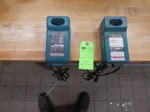 Makita Battery Chargers - Qty 2