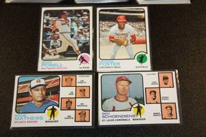 1973 Topps Baseball Card Lot  46 Cards