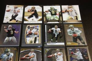 Drew Brees Football Card Lot  15 Different Cards