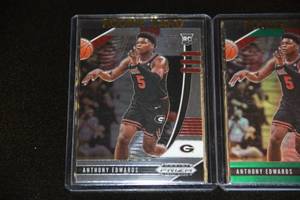 2019-20 Prizm Draft Minnesota Timberwolves Anthony Edwards Rainbow Lot