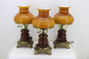 lot 39 image: (3) 16 Corded Lamps
