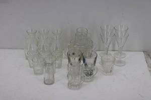 lot 43 image: Miniature Gklasses & Shot Glasses