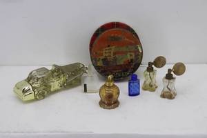 lot 50 image: Vintage Perfume Bottles, Avon Cologne & Tins