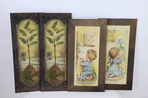 lot 61 image: (4) Wall Hangings