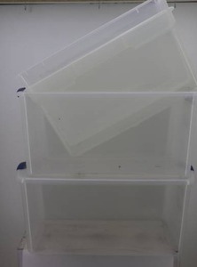 lot 78 image: (4) Sterilite Large Totes
