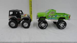 lot 46 image: Buddy L Renegade & Nylint Lime Green Truck