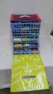lot 83 image: Garage Carry Case With 72 Cars