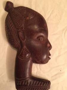 lot 37 image: Two Wooden Silhouettes (Nigeria)