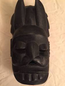 lot 38 image: Two Mask Wall Hangings (Nigeria)