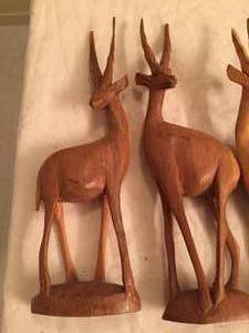 lot 89 image: Carved Antelope Lot