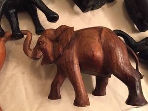 lot 102 image: Carved Elephant Lot