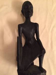 lot 106 image: Two Wooden Carvings Made in Kenya