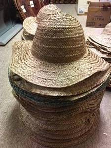 lot 115 image: Huge Straw Hat Lot