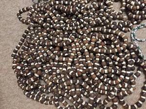lot 127 image: Huge Lot of Wood and Bone Bracelets & Necklaces