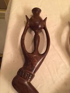 lot 130 image: Three Carved Pieces