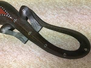 lot 150 image: Large Carved Lizard