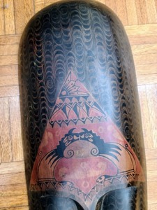 lot 13 image: Wooden African Mask