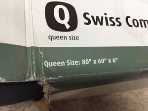 lot 204 image: Swiss Gear Queen Size Air Bed