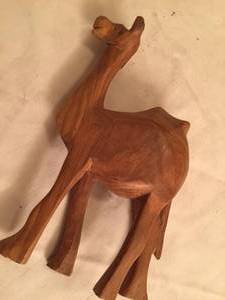 lot 215 image: Carved Camels