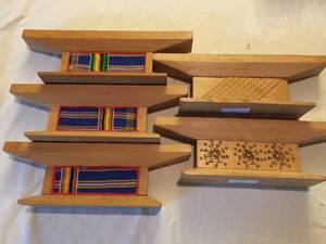 lot 246 image: Five Kawanza Candle Holders