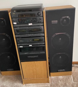 lot 283 image: Yorx Stereo with a Turntable on the Top