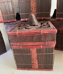lot 147 image: Eight Decorative Boxes with Wooden Tops