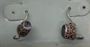lot 350 image: 5 Pairs of Sterling Silver Earrings
