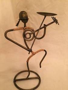 lot 272 image: Three Wire Candle Holders