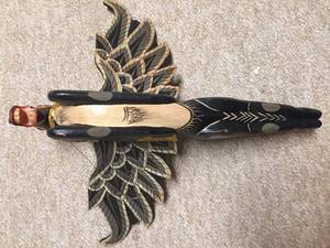 lot 354 image: Wooden Flying Pegasus