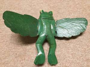 lot 360 image: Flying Wooden Frog