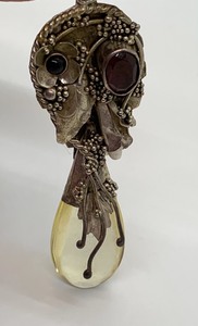 lot 294 image: Sterling Silver Pendant with Semi Precious Stone