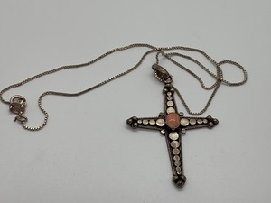lot 307 image: Sterling Silver Cross Necklace
