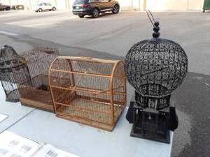 4-Small AnimalBird Cages Old