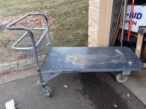 Heavy Duty Material Handling Rolling Car With Basket