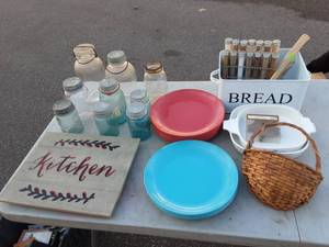 Old Canning Jars & Kitchen Wares
