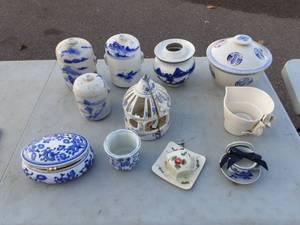 Asian Canisters & Assorted Ceramics